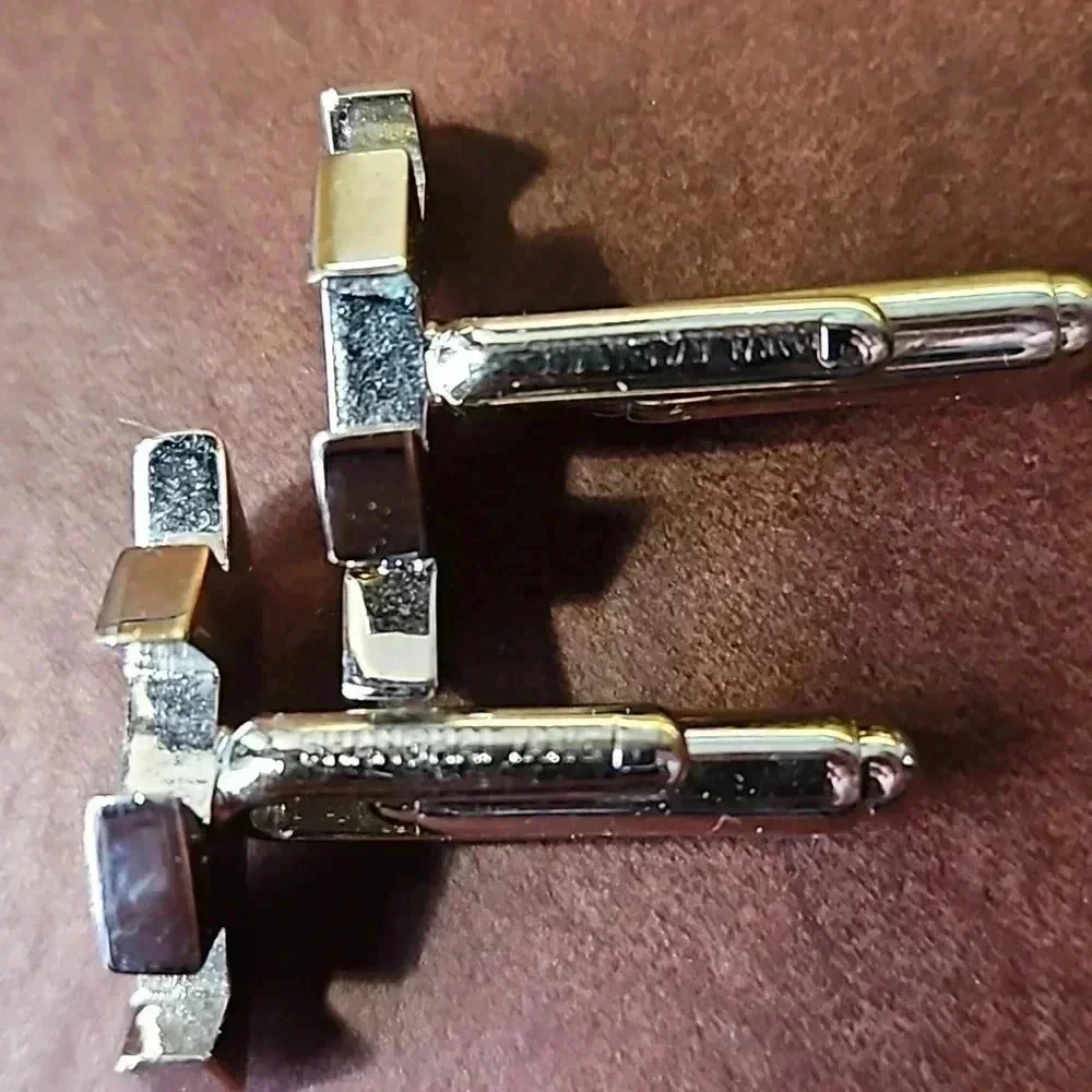 2 Sets of Shanghai Tang Cufflinks: Origami Horse and Red/Orange Stars